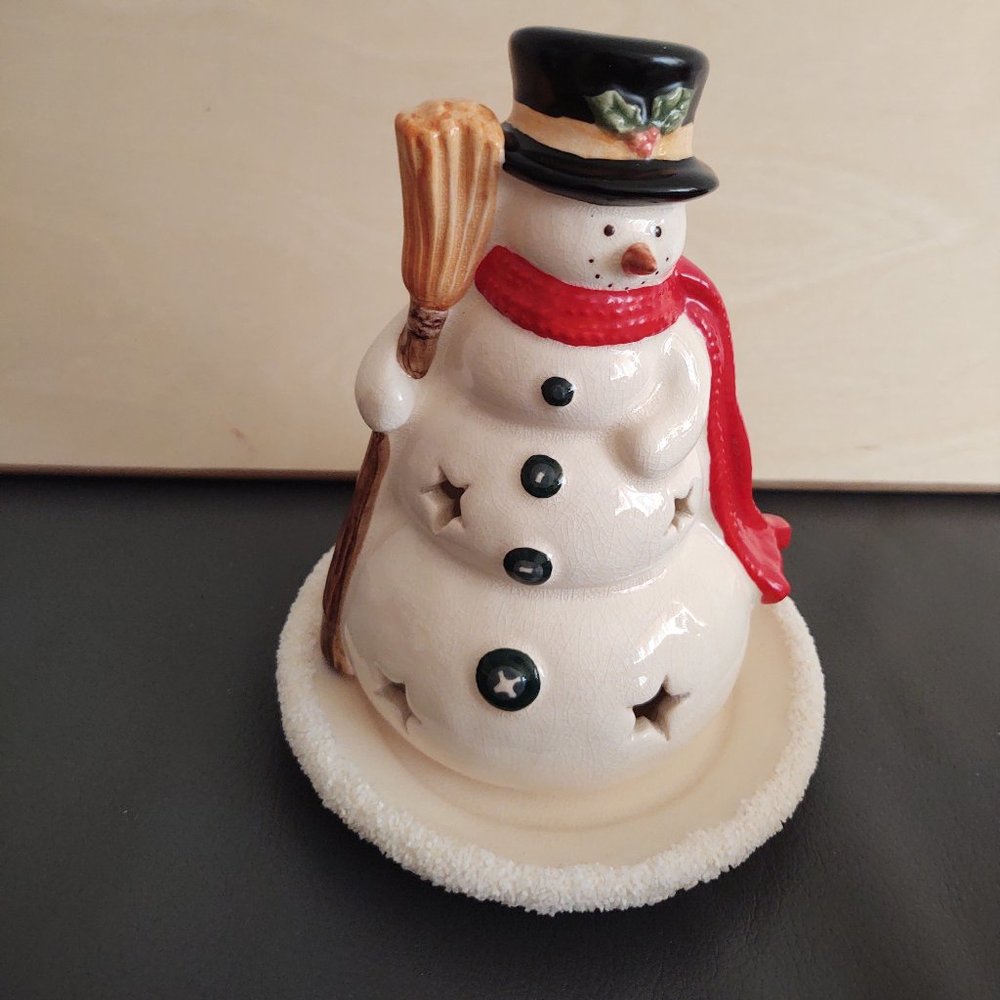 RUSS Snowman Tea Light Holder